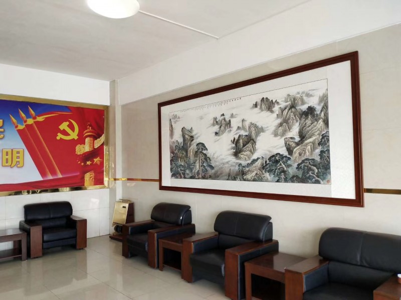 大画破损揭裱重新装裱