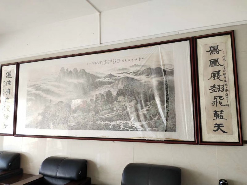 大画破损揭裱重新装裱