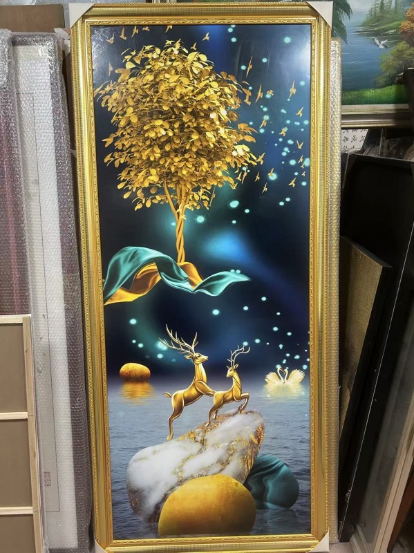 中堂画、玄关、装饰画定制