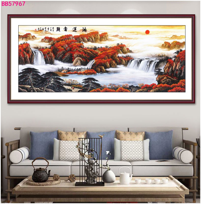 山水画、字画、对联现场定制