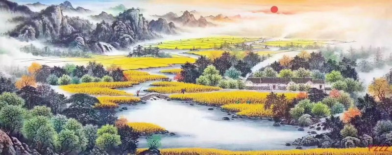 山水画、字画、对联现场定制