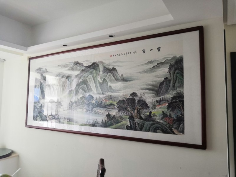山水画、字画、对联现场定制