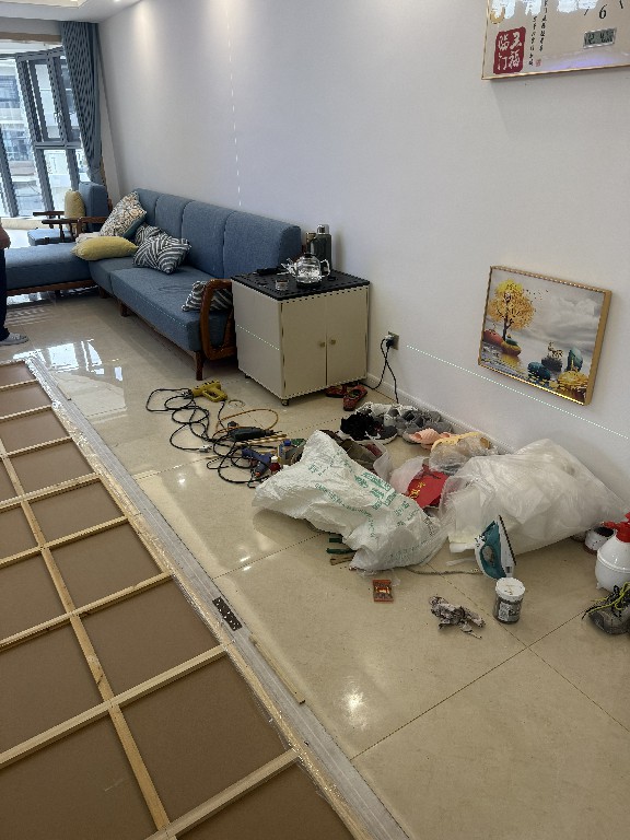 三米大画现场组装安装