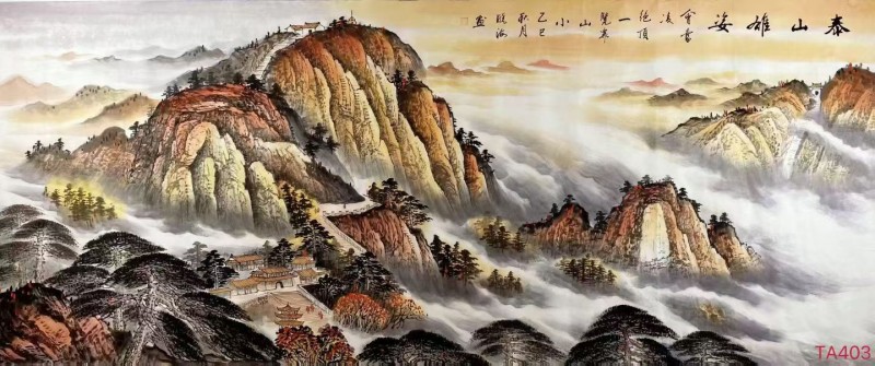 山水画、字画、对联现场定制