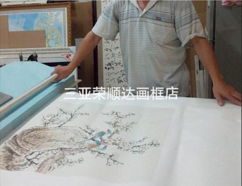 书画快速机器装裱