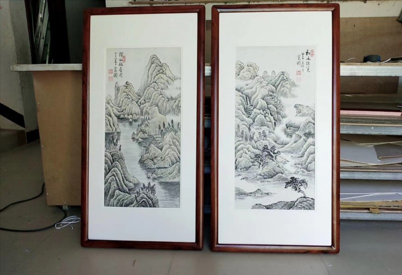 高档圆角框花梨木、鸡翅木、菠萝格、酸枝