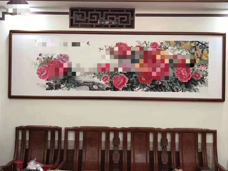 山水画、字画、对联现场定制